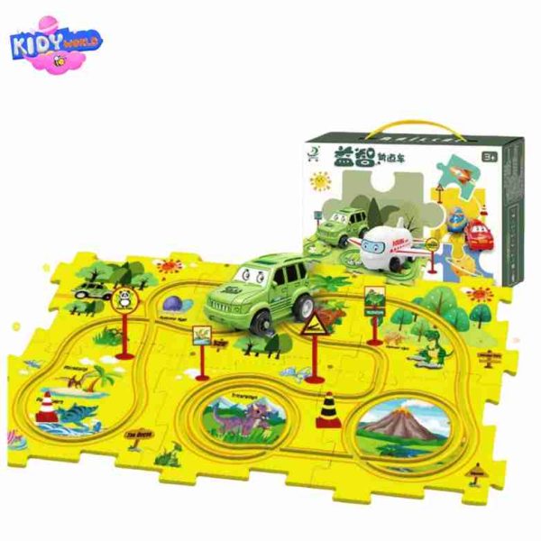 Đồ Chơi Ô Tô , Xếp Hình Đường Ray Lắp Ghép Cảm Biến