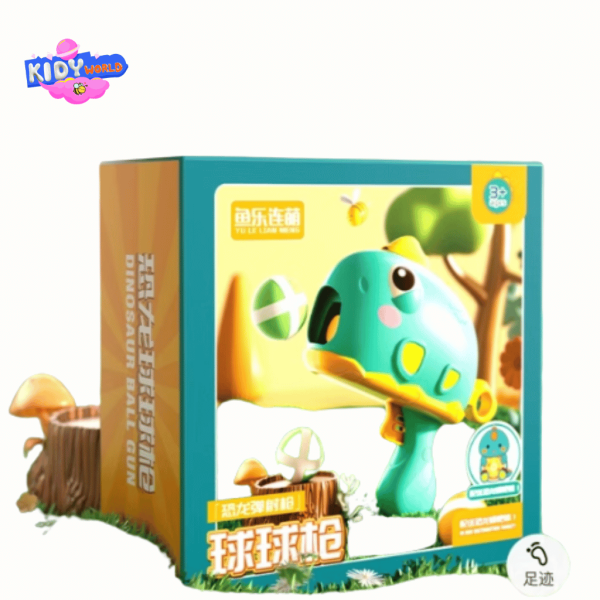 Súng bắn bóng khủng long dính kèm bia mục tiêu – Đồ chơi rèn luyện phản xạ, vận động cho bé (KD01) - Hình ảnh 7