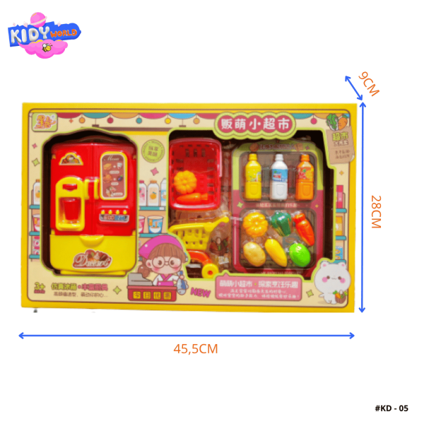 Set đồ chơi,bộ đồ chơi nấu ăn mini Kidy World, đồ chơi nấu ăn cho bé nhập vai các ngành nghề KD05 - Hình ảnh 4