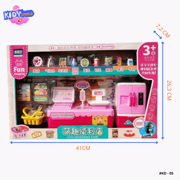 Set đồ chơi,bộ đồ chơi nấu ăn mini Kidy World, đồ chơi nấu ăn cho bé nhập vai các ngành nghề KD05 - Hình ảnh 5