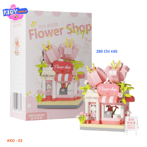 Bộ đồ chơi Lego lắp ráp Dream Shop, khối Lego Kidy World - Hình ảnh 8