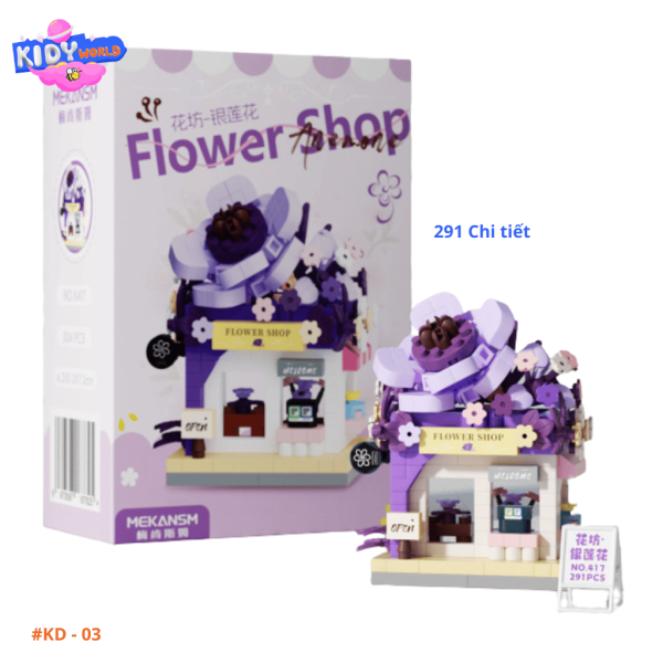 Bộ đồ chơi Lego lắp ráp Dream Shop, khối Lego Kidy World - Hình ảnh 6